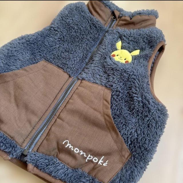 モンポケ フリース ベスト 90p < キッズ/ベビー モンポケ フリース ベスト 90p < キッズ/ベビーの
