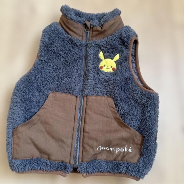 モンポケ フリース ベスト 90p < キッズ/ベビー モンポケ フリース ベスト 90p < キッズ/ベビーの
