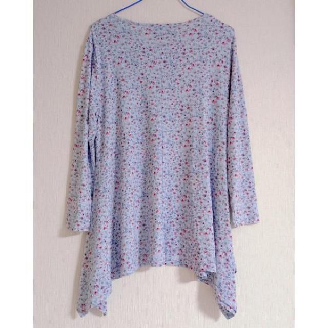 Calabaza カラバサ 花柄 トップス 水色 レディース 小花柄 M-L < 女性ファッション Calabaza カラバサ 花柄 トップス 水色 レディース 小花柄 M-L < 女性ファッションの