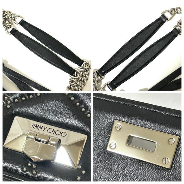 �ɔ��i JIMMY CHOO �W�~�[�`���E �w���A �`�F�[�� �V�����_�[�o�b�O �� �u�����h�� 