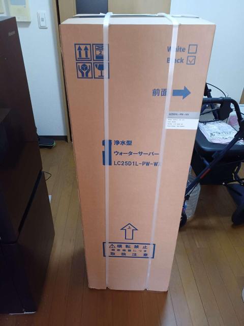 浄水型ウォーターサーバー Locca Slim-RII LC25D1L-PW-WX ブラック < 家電/AV 浄水型ウォーターサーバー Locca Slim-RII LC25D1L-PW-WX ブラック < 家電/AVの