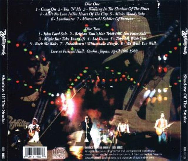 yzWhitesnake zCgXlCN/Osaka,Japan 1980 2CD  CD/DVD/rfI 