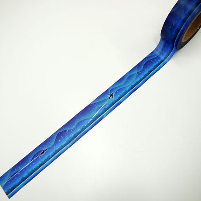 ラスト1個!BON VOYAGEマスキングテープauroraオーロラ飛行機 < インテリア/ライフ  ラスト1個!BON VOYAGEマスキングテープauroraオーロラ飛行機  < インテリア/ライフの