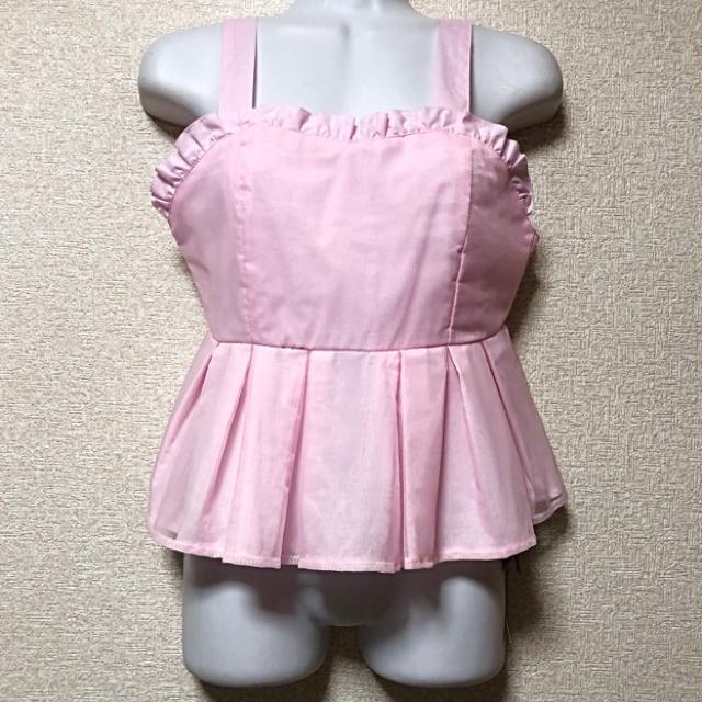 【新品/Drug honey】プリーツオーガンジーペプラムビスチェ < ブランド 【新品/Drug honey】プリーツオーガンジーペプラムビスチェ < ブランドの