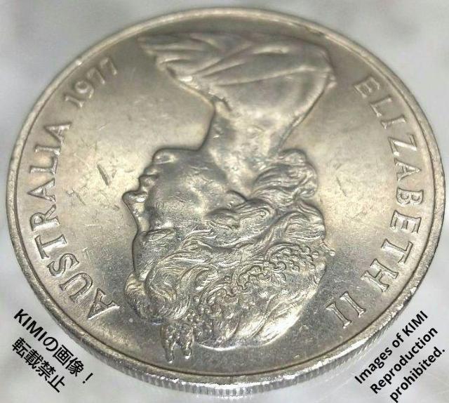 20セント硬貨 1977年 エリザベス2世 2番目の肖像画 貨幣 コイン 古銭 オーストラリア Elizabeth II < ホビー  20セント硬貨 1977年 エリザベス2世 2番目の肖像画 貨幣 コイン 古銭 オーストラリア Elizabeth II < ホビーの