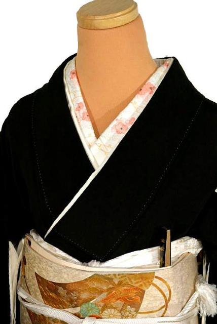 【最高峰】美品 京の名工 螺鈿美術工芸作家【甲斐泰造】金彩 地紙花文 比翼付 黒留袖 身丈162.5m 裄67.5cm T3383 < 女性ファッション  【最高峰】美品 京の名工 螺鈿美術工芸作家【甲斐泰造】金彩 地紙花文 比翼付 黒留袖 身丈162.5m 裄67.5cm T3383 < 女性ファッションの