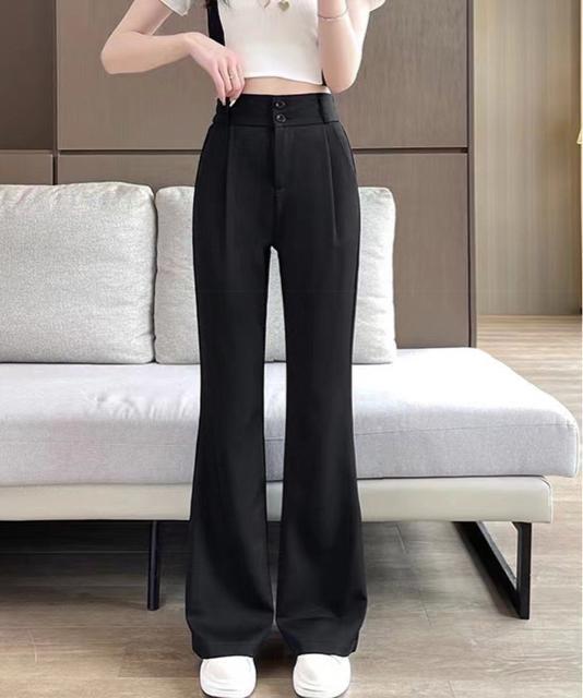送料無料 新品 セミフレアワイドパンツ スラックスパンツ < 女性ファッション  送料無料 新品 セミフレアワイドパンツ スラックスパンツ < 女性ファッションの