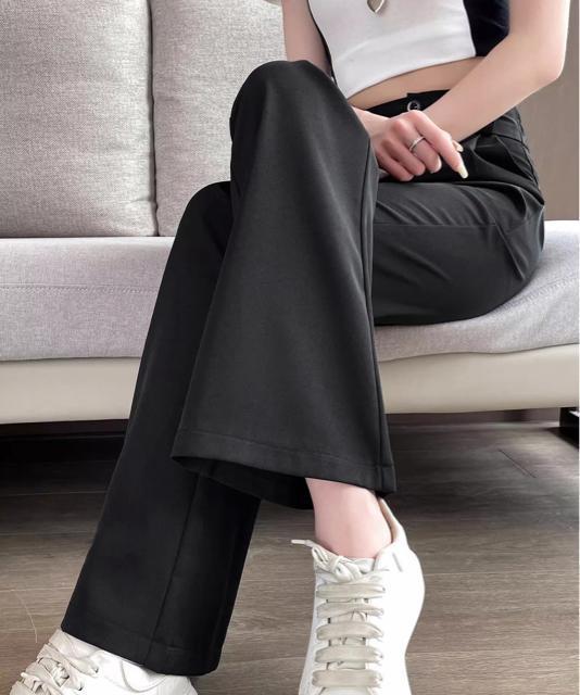 送料無料 新品 セミフレアワイドパンツ スラックスパンツ < 女性ファッション  送料無料 新品 セミフレアワイドパンツ スラックスパンツ < 女性ファッションの