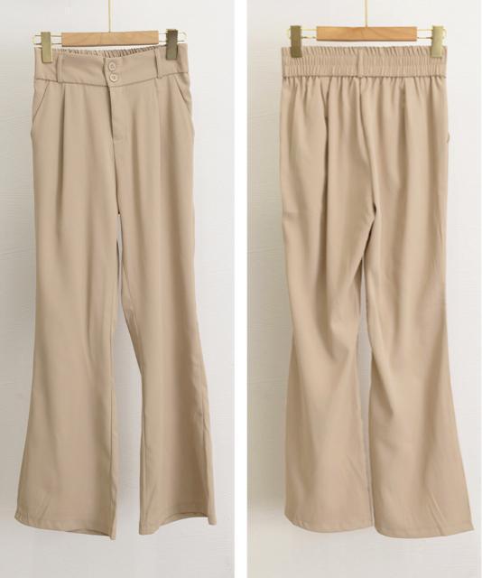 送料無料 新品 セミフレアワイドパンツ スラックスパンツ < 女性ファッション  送料無料 新品 セミフレアワイドパンツ スラックスパンツ < 女性ファッションの