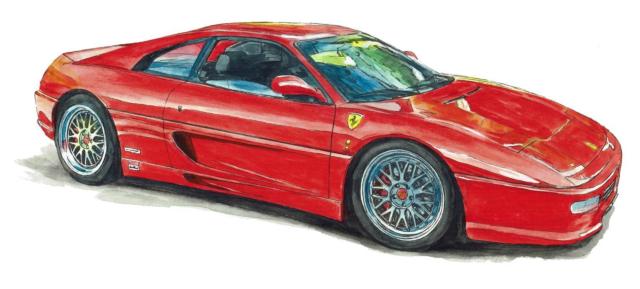 GC-1020 288GTO/F355限定版画直筆サイン額装●作家平右ヱ門 < 自動車/バイク GC-1020 288GTO/F355限定版画直筆サイン額装●作家平右ヱ門 < 自動車/バイク