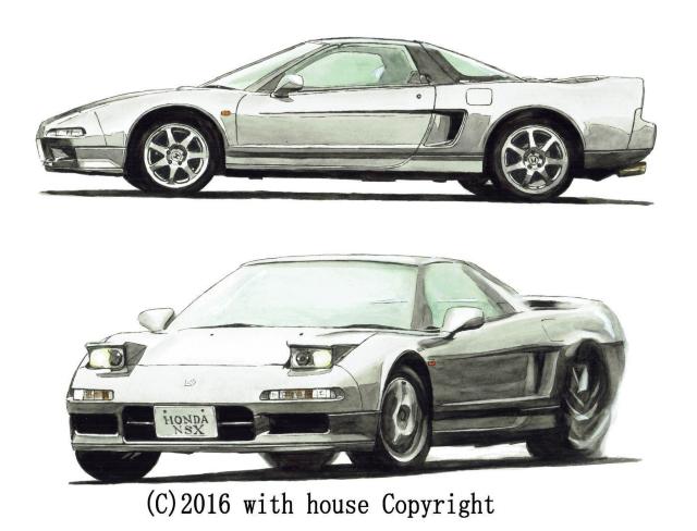 NC-220 ホンダNSX限定版画 直筆サイン額装済 < 自動車/バイク NC-220 ホンダNSX限定版画 直筆サイン額装済 < 自動車/バイク