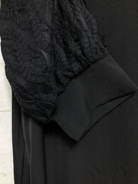 新品☆5L♪黒♪レース7分袖ストンとワンピース♪お出かけ・フォーマル☆Q302 < 女性ファッション  新品☆5L♪黒♪レース7分袖ストンとワンピース♪お出かけ・フォーマル☆Q302 < 女性ファッションの