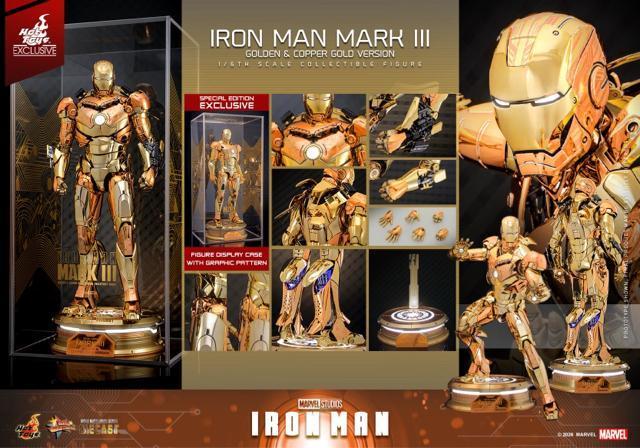 ホットトイズ MMS848D78b アイアンマン・マーク3ゴールド&コッパーカラー Iron Man mark 3 限定DX版 < ホビー ホットトイズ MMS848D78b アイアンマン・マーク3ゴールド&コッパーカラー Iron Man mark 3 限定DX版 < ホビーの
