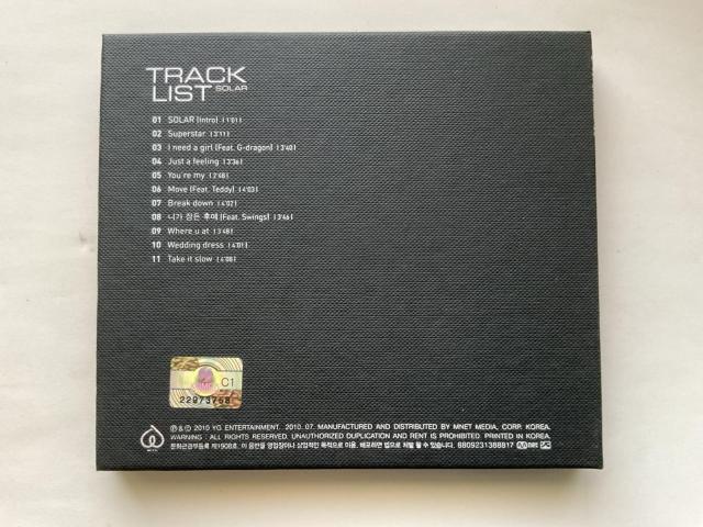 TAEYANG SOLAR �e���� �\���A���o�� CD YG FAMILY CARD �t�� K-POP BIGBANG �� CD/DVD/�r�f�I�� 