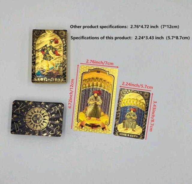 ミニ★プラスチックタロットカード 78枚組 防水 耐久 PET素材 8.7×5.7cm < 本/雑誌 ミニ★プラスチックタロットカード 78枚組 防水 耐久 PET素材 8.7×5.7cm < 本/雑誌の