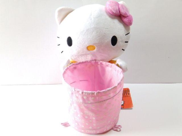 【キティ】可愛い♪玩具.お菓子.ゴミ.小物入に マジックテープ付ダストボックス < おもちゃ 【キティ】可愛い♪玩具.お菓子.ゴミ.小物入に マジックテープ付ダストボックス < おもちゃの