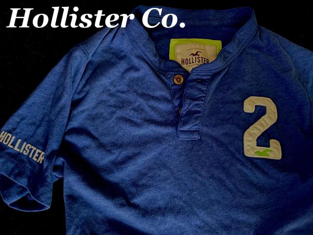 【Hollister Co.】ホリスター Vintage Washed ヘンリーネックTシャツ XL/Blue < ブランド  【Hollister Co.】ホリスター Vintage Washed ヘンリーネックTシャツ XL/Blue < ブランドの