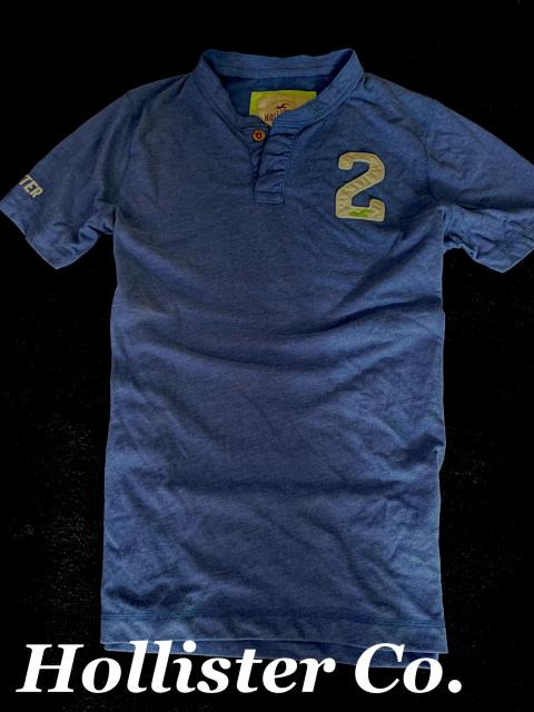 【Hollister Co.】ホリスター Vintage Washed ヘンリーネックTシャツ XL/Blue < ブランド  【Hollister Co.】ホリスター Vintage Washed ヘンリーネックTシャツ XL/Blue < ブランドの