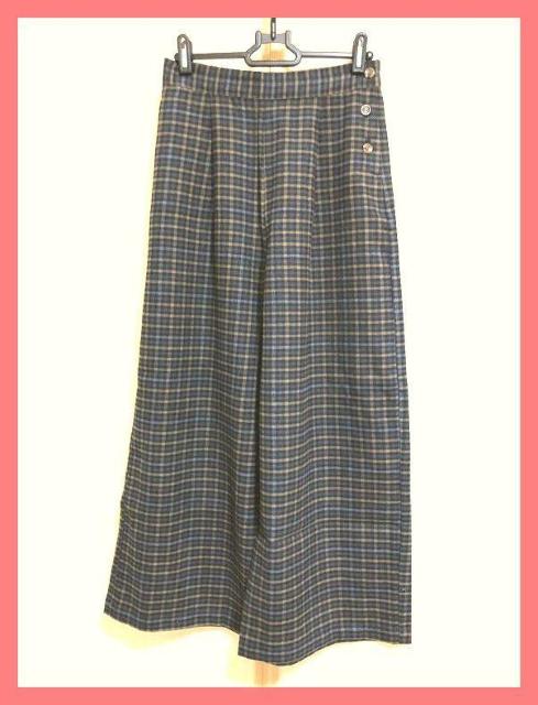 ☆ロデオクラウンズワイドボウル☆超美品☆ゆるカワ♪起毛チェックワイドパンツ☆ < ブランド  ☆ロデオクラウンズワイドボウル☆超美品☆ゆるカワ♪起毛チェックワイドパンツ☆ < ブランドの