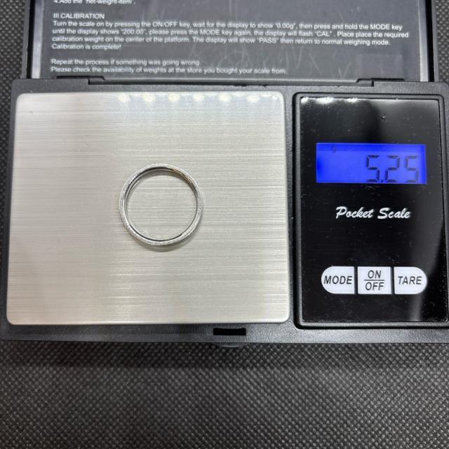 ���� Pt950 �v���`�i �����O �w�� 18.5��