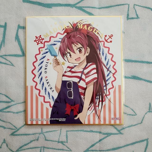 魔法少女まどか☆マギカ 色紙ART レア色紙 箔押し仕様 MM★5:佐倉杏子(描き下ろしイラスト) 色紙アート < アニメ/コミック/キャラクター  魔法少女まどか☆マギカ 色紙ART レア色紙 箔押し仕様 MM★5:佐倉杏子(描き下ろしイラスト) 色紙アート  < アニメ/コミック/キャラクターの