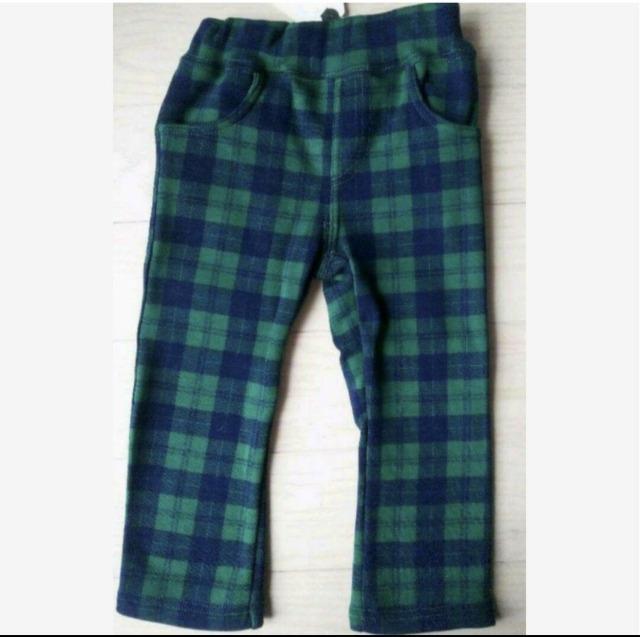 90★PATAGON★裏シャギー★チェック柄あったかパンツ★長ズボン★新品★送料無料 < キッズ/ベビー  90★PATAGON★裏シャギー★チェック柄あったかパンツ★長ズボン★新品★送料無料  < キッズ/ベビーの