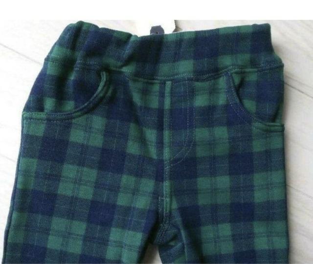 90★PATAGON★裏シャギー★チェック柄あったかパンツ★長ズボン★新品★送料無料 < キッズ/ベビー  90★PATAGON★裏シャギー★チェック柄あったかパンツ★長ズボン★新品★送料無料 < キッズ/ベビーの
