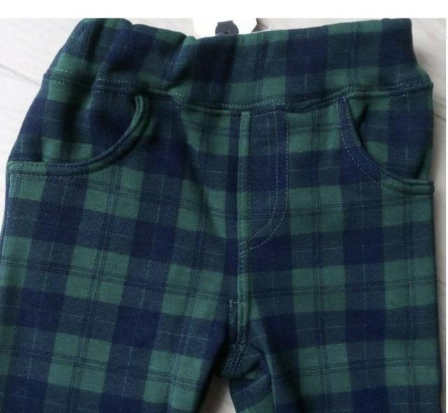 90★PATAGON★裏シャギー★チェック柄あったかパンツ★長ズボン★新品★送料無料 < キッズ/ベビー  90★PATAGON★裏シャギー★チェック柄あったかパンツ★長ズボン★新品★送料無料 < キッズ/ベビーの