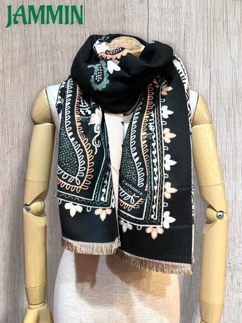 ペーズリー柄カシミヤストール マフラー ストール アジアン 男女兼用 カシミア < 女性ファッション  ペーズリー柄カシミヤストール マフラー ストール アジアン 男女兼用 カシミア < 女性ファッションの