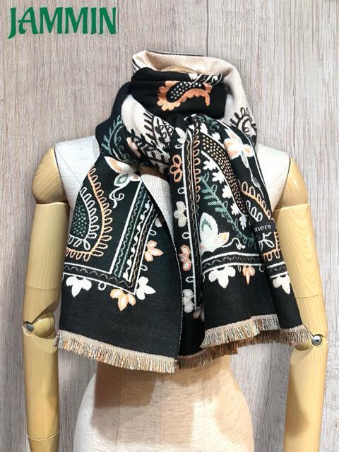 ペーズリー柄カシミヤストール マフラー ストール アジアン 男女兼用 カシミア < 女性ファッション  ペーズリー柄カシミヤストール マフラー ストール アジアン 男女兼用 カシミア < 女性ファッションの