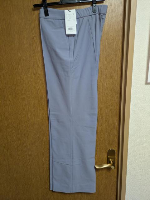 INDIVI昨季新品ラベンダージャージ素材高ストレッチセンタープレスパンツ大きいサイズ15号13号LLXLスタイルアップ美脚パンツ < ブランド  INDIVI昨季新品ラベンダージャージ素材高ストレッチセンタープレスパンツ大きいサイズ15号13号LLXLスタイルアップ美脚パンツ < ブランドの