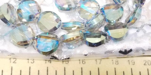 *.゜。:+*.゜ハンドメイドパーツ*アクアオーラカラーのガラスピーズ一連。:+*.゜。:+*.゜ < ペット/手芸/園芸 *.゜。:+*.゜ハンドメイドパーツ*アクアオーラカラーのガラスピーズ一連。:+*.゜。:+*.゜ < ペット/手芸/園芸の