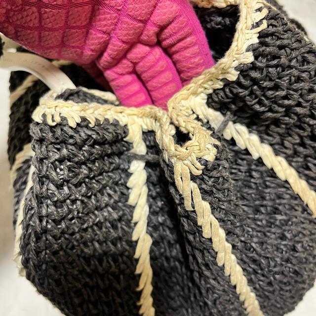 レア【agnes b.】〈アニエスベーボヤージュ〉 かごバッグ / 巾着バッグ < ブランド レア【agnes b.】〈アニエスベーボヤージュ〉 かごバッグ / 巾着バッグ < ブランドの