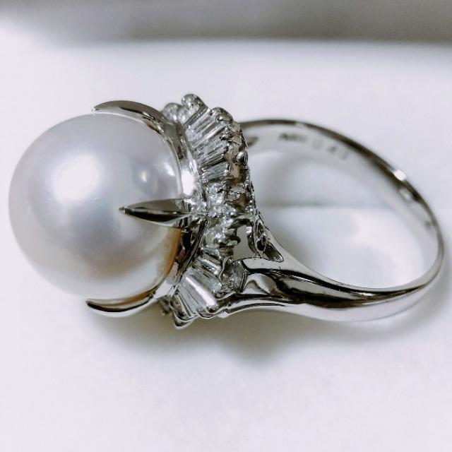 �_�C�������h�~�p�[�� �����O Pt900 13.2mm 0.40ct 13.5g �� �����A�N�Z�T���[/���v�� 