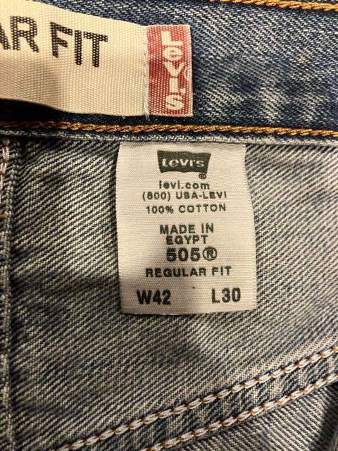 LEVI’S リーバイス 505ストレートデニム 大きいsizeW42 used < ブランド LEVI’S リーバイス 505ストレートデニム 大きいsizeW42 used < ブランドの