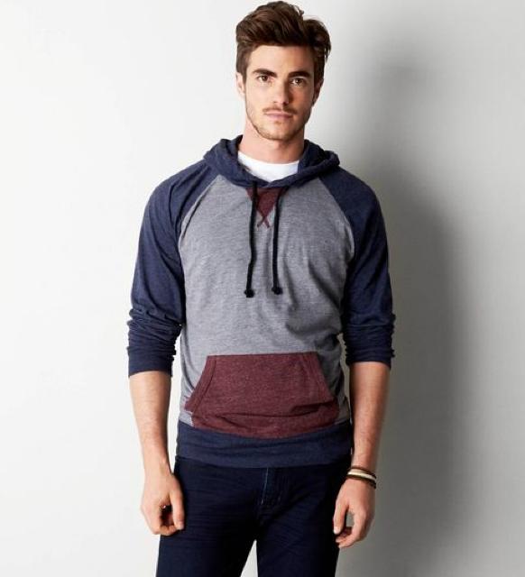 【American Eagle】アメリカンイーグル AEOカラーブロックフーディーTシャツ L/グラベルヘザー < ブランド 【American Eagle】アメリカンイーグル AEOカラーブロックフーディーTシャツ L/グラベルヘザー < ブランドの