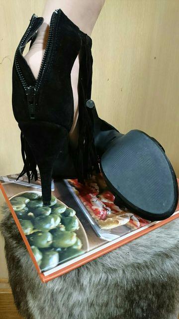 EMODA/エモダ スエード調フリンジ サンダル S < ブランド  EMODA/エモダ スエード調フリンジ サンダル S < ブランドの