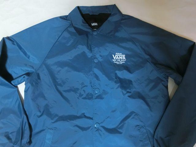 バンズ【VANS】ナイロンコーチジャケットUS L 青 < 男性ファッション  バンズ【VANS】ナイロンコーチジャケットUS L 青  < 男性ファッションの