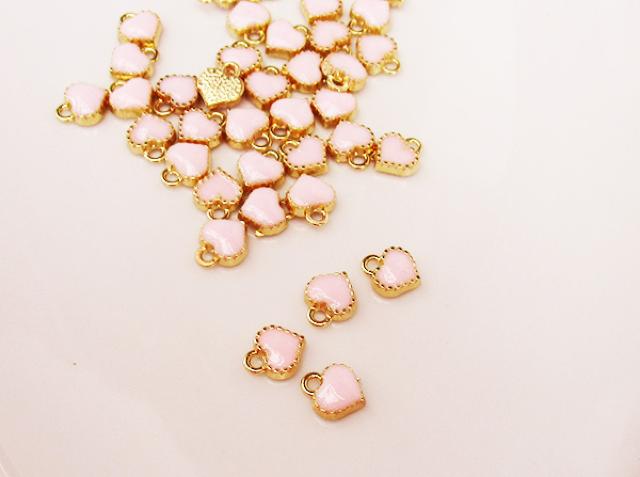 ミニハートチャーム10個ピンク < ペット/手芸/園芸  ミニハートチャーム10個ピンク < ペット/手芸/園芸の