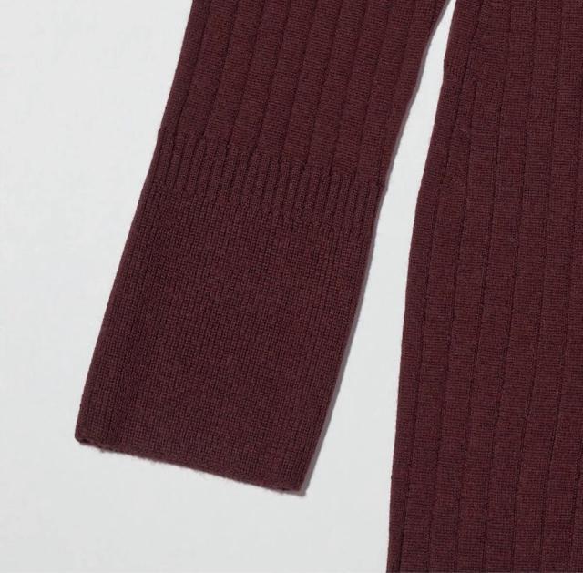 UNIQLO×ジル・サンダー3Dエクストラファインメリノリブワンピース < ブランド UNIQLO×ジル・サンダー3Dエクストラファインメリノリブワンピース < ブランドの