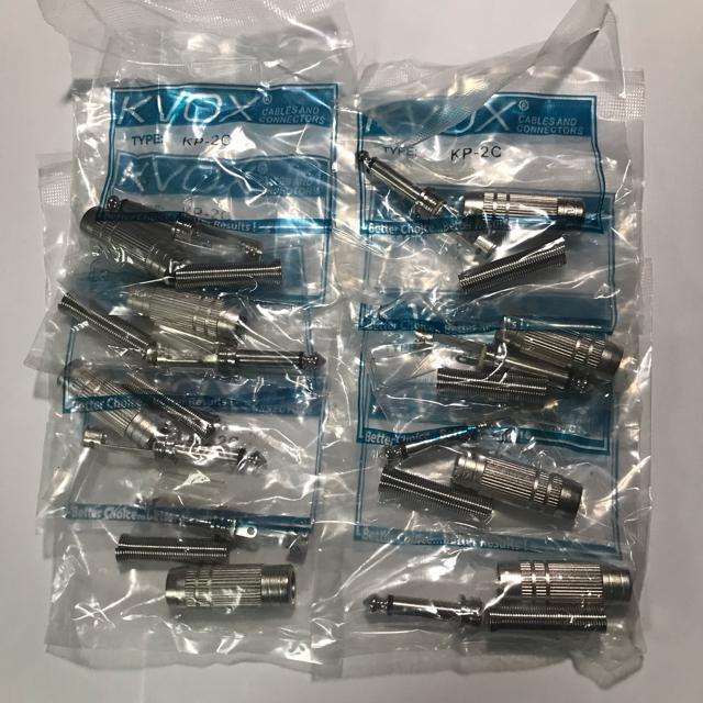 フォンプラグ 8個 自作ケーブルに シールド製作 < ホビー  フォンプラグ 8個 自作ケーブルに シールド製作 < ホビーの