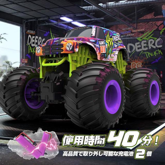 DEERC ラジコンカーラジコン オフロード ラジコン おもちゃ こども向け RCカー 1:16スケール 車 < ホビー DEERC ラジコンカーラジコン オフロード ラジコン おもちゃ こども向け RCカー 1:16スケール 車 < ホビーの