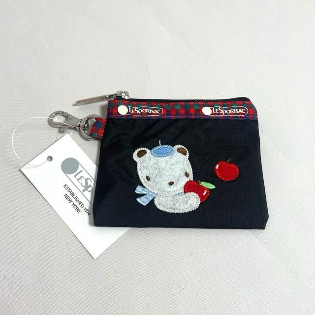 ★新品★LeSportsac レスポートサック ファミリア 黒色 ブラック 小銭入れ コインケース キーコインポーチ 送料無料 < 女性ファッション  ★新品★LeSportsac レスポートサック ファミリア 黒色 ブラック 小銭入れ コインケース キーコインポーチ 送料無料  < 女性ファッションの