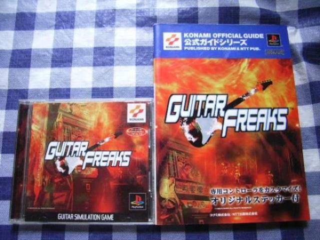 PS ギターフリークス 帯 攻略本セット 公式ガイド Guitar Freaks Strategy Official Guide < ゲーム本体/ソフト PS ギターフリークス 帯 攻略本セット 公式ガイド Guitar Freaks Strategy Official Guide < ゲーム本体/ソフトの