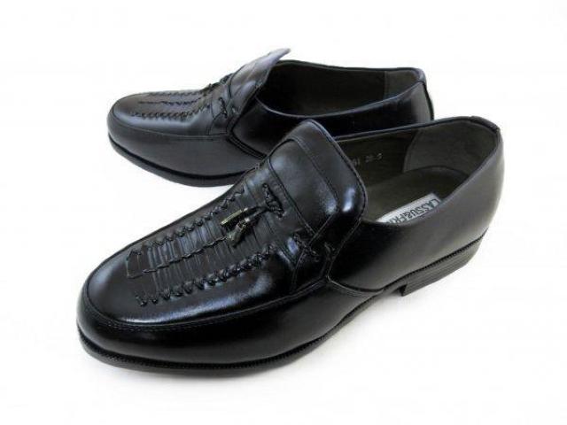 1円~C001新品LASSU&FRISSシャーリング/タッセルスリッポン25a3E黒♂ < 男性ファッション  1円~C001新品LASSU&FRISSシャーリング/タッセルスリッポン25a3E黒♂  < 男性ファッションの