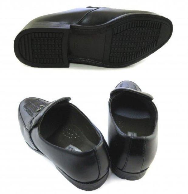 1円~C001新品LASSU&FRISSシャーリング/タッセルスリッポン25a3E黒♂ < 男性ファッション  1円~C001新品LASSU&FRISSシャーリング/タッセルスリッポン25a3E黒♂ < 男性ファッションの