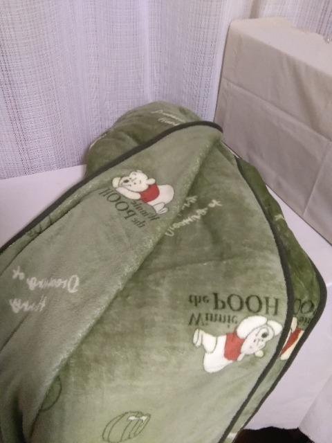 くまのプーさん毛布 ダークグリーン < アニメ/コミック/キャラクター くまのプーさん毛布 ダークグリーン < アニメ/コミック/キャラクターの