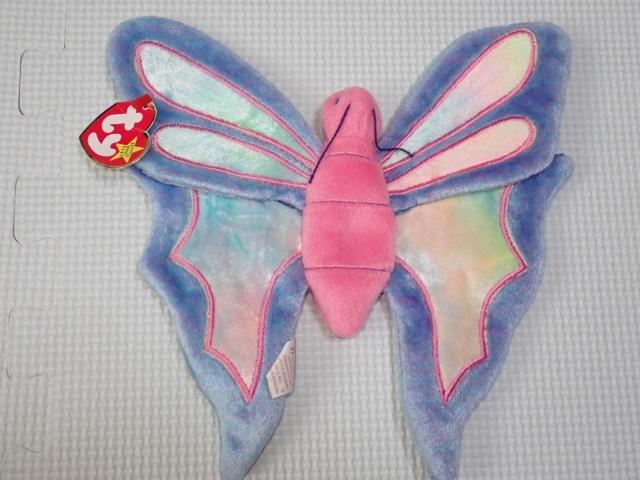ty 蝶 チョウチョ Flitter ぬいぐるみ 22cm タグ付 管理番号52 < おもちゃ ty 蝶 チョウチョ Flitter ぬいぐるみ 22cm タグ付 管理番号52 < おもちゃの
