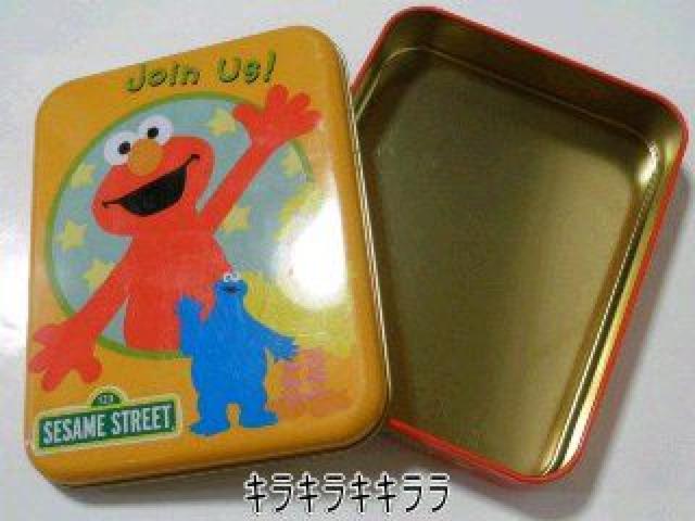 ●セサミストリート<ミスタードーナツ>★小物入れ等…缶ケース < インテリア/ライフ  ●セサミストリート<ミスタードーナツ>★小物入れ等…缶ケース < インテリア/ライフの