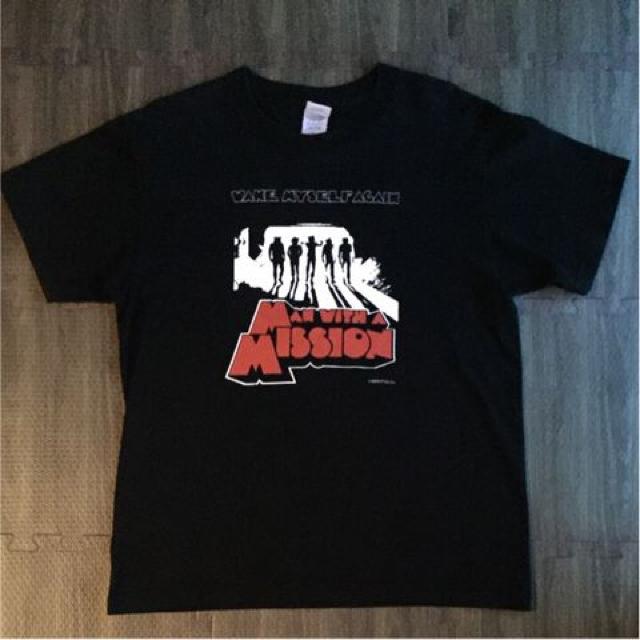 《MAN WITH A MISSION》Tシャツ メロコア ミクスチャー ロック マンウィズアミッション 夏フェス バンT 古着 < 男性ファッション  《MAN WITH A MISSION》Tシャツ メロコア ミクスチャー ロック マンウィズアミッション 夏フェス バンT 古着 < 男性ファッションの